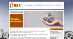 Desktop Screenshot of bb-recycling.de