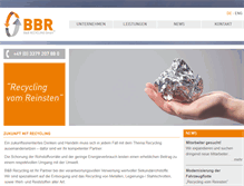 Tablet Screenshot of bb-recycling.de